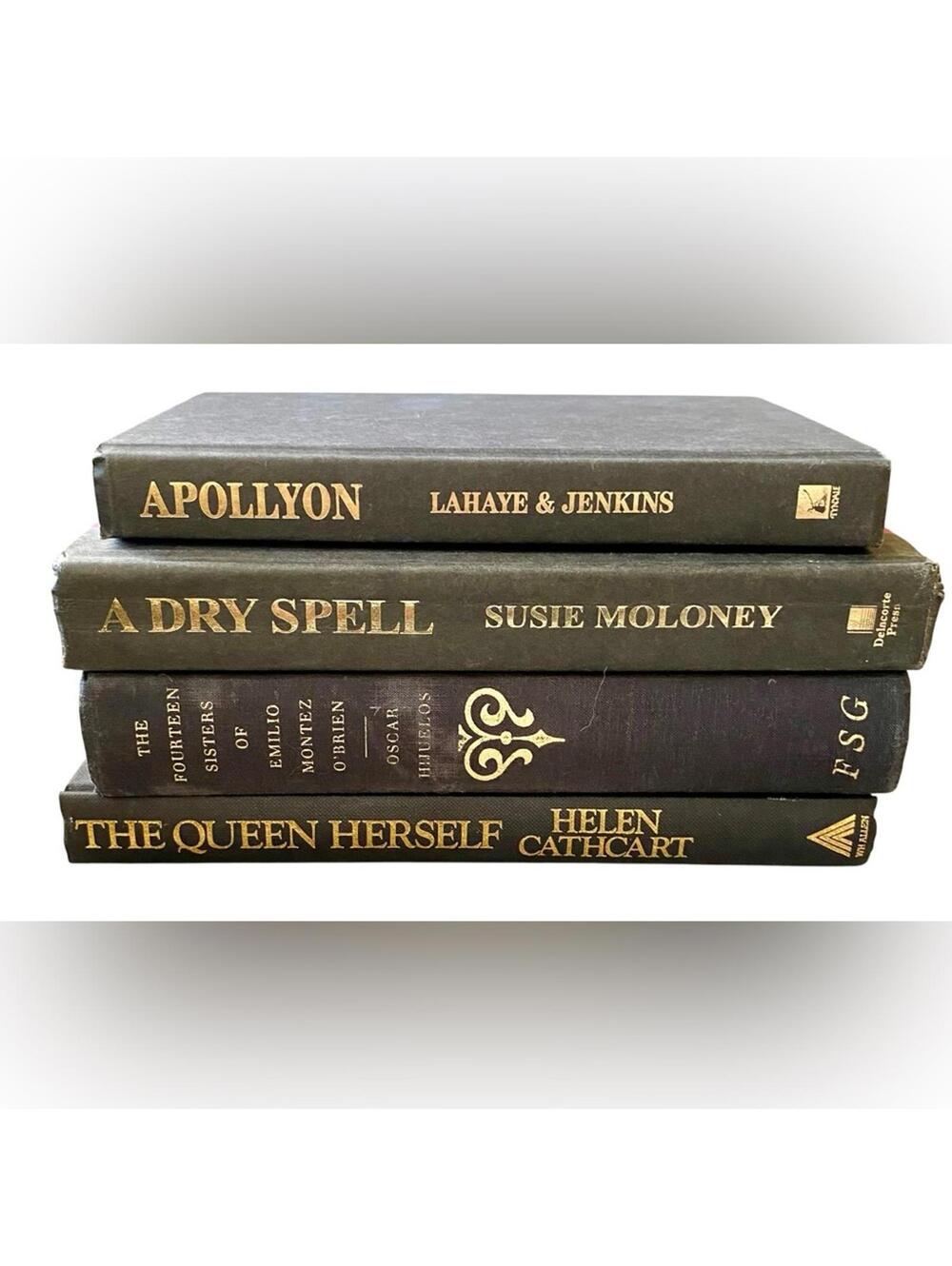Vintage Black & Gold Book Collection for Styling, Staging, Decor - Picture 1 of 3